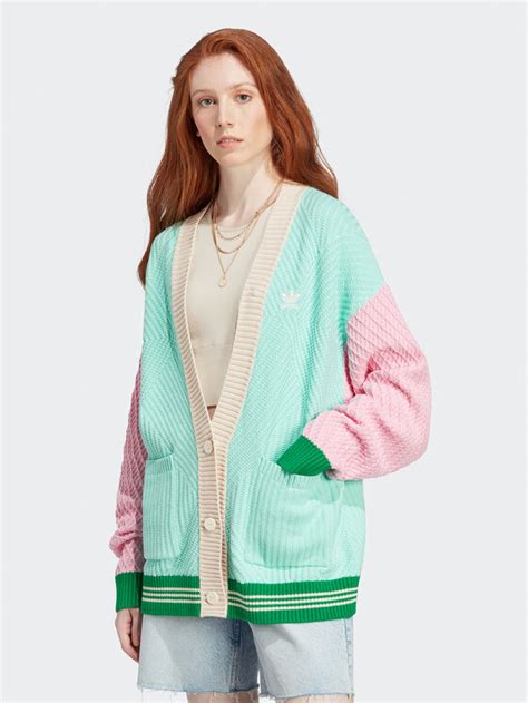 adidas strickjacke damen grün|Grüne adidas Originals Strickjacken online kaufen .